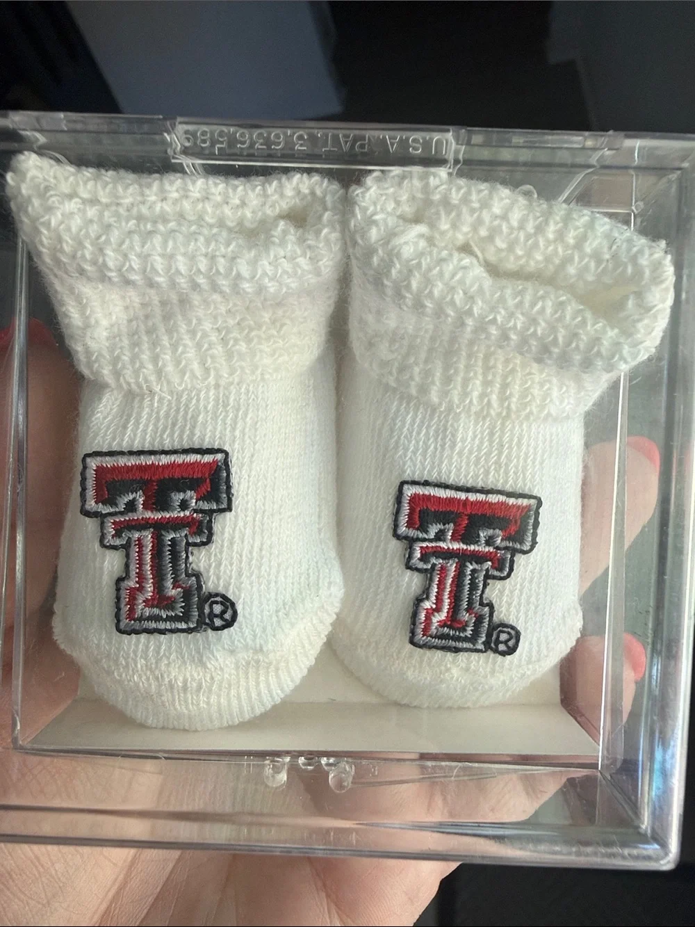 Infant Texas Tech Bootie Socks & Beanie